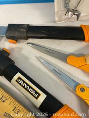 MaxSold Auction: Mixed Garden & Hand Tools Lot – Fiskars, Rapitest, Pipe Wrench & More - Vancouver (British Columbia, Canada) SELLER MANAGED Reseller Online Auction - East 7th Avenue (STORAGE)