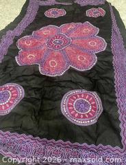 MaxSold Auction: YOA Huichol Style Pareo / Scarf – Sequin Detail – Retail $243 - Vancouver (British Columbia, Canada) SELLER MANAGED Reseller Online Auction - East 7th Avenue (STORAGE)