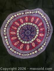 MaxSold Auction: YOA Huichol Style Pareo / Scarf – Sequin Detail – Retail $243 - Vancouver (British Columbia, Canada) SELLER MANAGED Reseller Online Auction - East 7th Avenue (STORAGE)