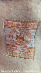 MaxSold Auction: LOT A - Hudson's Bay 100% Wool Point Blanket with Colored Stripes - Toronto (Ontario, Canada) SELLER MANAGED Downsizing Online Auction - Dupont Street (STORAGE)