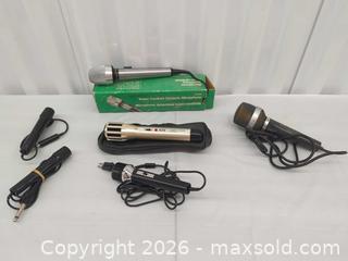MaxSold Auction: Lot of 6 Vintage Dynamic Microphones — Realistic 670, Realistic 33-992, UHER, Unbranded  - Toronto (Ontario, Canada) SELLER MANAGED Downsizing Online Auction - Dupont Street (STORAGE)