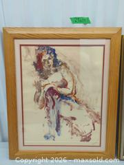 MaxSold Auction: Pair of Signed Framed Paper Prints, Two Sizes - Toronto (Ontario, Canada) SELLER MANAGED Downsizing Online Auction - Dupont Street (STORAGE)