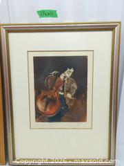 MaxSold Auction: Pair of Signed Framed Paper Prints, Two Sizes - Toronto (Ontario, Canada) SELLER MANAGED Downsizing Online Auction - Dupont Street (STORAGE)