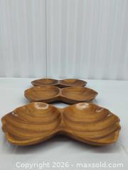 MaxSold Auction: Set of 3 Monkey Pod Wood Serving Bowls — Natural Finish - Toronto (Ontario, Canada) SELLER MANAGED Downsizing Online Auction - Dupont Street (STORAGE)