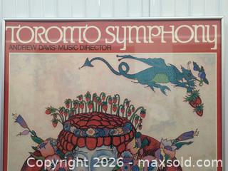 MaxSold Auction: Toller Cranston, Toronto Symphony 1982/83 Concert Poster - Toronto (Ontario, Canada) SELLER MANAGED Downsizing Online Auction - Dupont Street (STORAGE)
