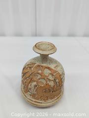 MaxSold Auction: Two Small Ceramic Bud Vases, Speckled Tan/Brown Rustic Glaze, Signed - Toronto (Ontario, Canada) SELLER MANAGED Downsizing Online Auction - Dupont Street (STORAGE)