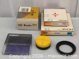 MaxSold Auction: Vintage Assorted Camera Lens Filters and Filter Holder Lot - Toronto (Ontario, Canada) SELLER MANAGED Downsizing Online Auction - Dupont Street (STORAGE)