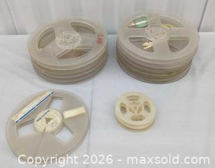 MaxSold Auction: Vintage Lot of 10+ Plastic Empty Reel Cores (Unbranded) - Toronto (Ontario, Canada) SELLER MANAGED Downsizing Online Auction - Dupont Street (STORAGE)