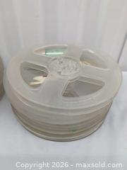 MaxSold Auction: Vintage Lot of 10+ Plastic Empty Reel Cores (Unbranded) - Toronto (Ontario, Canada) SELLER MANAGED Downsizing Online Auction - Dupont Street (STORAGE)