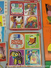 MaxSold Auction: Vintage Mixed Children's Puzzle Lot: Playskool, Tell-a-Tale, Other (1960s) - Toronto (Ontario, Canada) SELLER MANAGED Downsizing Online Auction - Dupont Street (STORAGE)