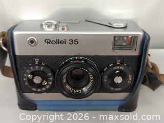 MaxSold Auction: Vintage Rollei 35 Compact 35mm Rangefinder Camera & accessories  - Toronto (Ontario, Canada) SELLER MANAGED Downsizing Online Auction - Dupont Street (STORAGE)