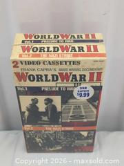 MaxSold Auction: World War II (Frank Capra's) VHS 6-Volume Boxed Set - Toronto (Ontario, Canada) SELLER MANAGED Downsizing Online Auction - Dupont Street (STORAGE)