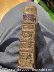 MaxSold Auction: Antiquarian 1722 Paraphrase sur Divers Pseaumes Fort Mystérieux Leather?Bound French Volume (Tome Second) - Toronto (Ontario, Canada) SELLER MANAGED Downsizing Online Auction - McAdam Avenue