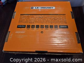 MaxSold Auction: Le Creuset Panini Grill Press with Box Instructions - Toronto (Ontario, Canada) SELLER MANAGED Downsizing Online Auction - McAdam Avenue