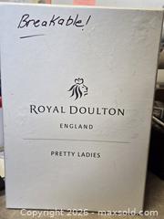 MaxSold Auction: Royal Doulton Pretty Ladies HN 5223 Christmas Celebration 2008 (Canadian Excl, Boxed) New with box - Toronto (Ontario, Canada) SELLER MANAGED Downsizing Online Auction - McAdam Avenue