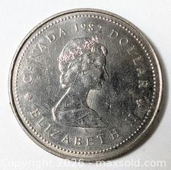 MaxSold Auction: 1982 CONFEDERATION CANADIAN DOLLAR COIN - Kingston (Ontario, Canada) SELLER MANAGED Downsizing Online Auction - Rosemund Crescent