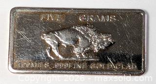 MaxSold Auction: 5 GRAMS OF .999 FINE GOLD CLAD SMALL BAR - Kingston (Ontario, Canada) SELLER MANAGED Downsizing Online Auction - Rosemund Crescent