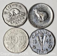MaxSold Auction: DIFFERENT CANADIAN NICKEL COINS - Kingston (Ontario, Canada) SELLER MANAGED Downsizing Online Auction - Rosemund Crescent