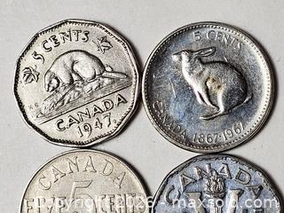 MaxSold Auction: DIFFERENT CANADIAN NICKEL COINS - Kingston (Ontario, Canada) SELLER MANAGED Downsizing Online Auction - Rosemund Crescent