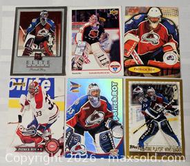 MaxSold Auction: PATRICK ROY HOCKEY CARD LOT OF 6 - Kingston (Ontario, Canada) SELLER MANAGED Downsizing Online Auction - Rosemund Crescent