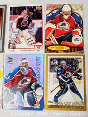 MaxSold Auction: PATRICK ROY HOCKEY CARD LOT OF 6 - Kingston (Ontario, Canada) SELLER MANAGED Downsizing Online Auction - Rosemund Crescent