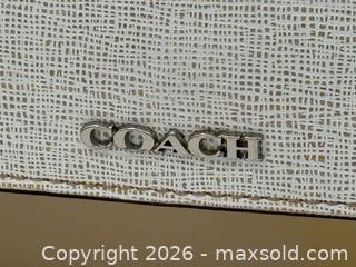 MaxSold Auction: Coach Fold Over Clutch Chain Strap Crossbody Bag - Menlo Park (California, USA) SELLER MANAGED Downsizing Online Auction - Henderson Place