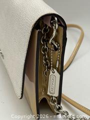 MaxSold Auction: Coach Fold Over Clutch Chain Strap Crossbody Bag - Menlo Park (California, USA) SELLER MANAGED Downsizing Online Auction - Henderson Place