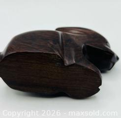 MaxSold Auction: Vintage Ironwood Iron Wood Rabbit Carving Bunny Hare Easter Spring - Menlo Park (California, USA) SELLER MANAGED Downsizing Online Auction - Henderson Place