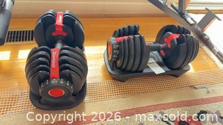 MaxSold Auction: Adjustable Dumbbells Pair, Up to 52.5 lb Each with Storage Trays B - Toronto (Ontario, Canada) Estate Sale Online Auction - Larkfield Drive