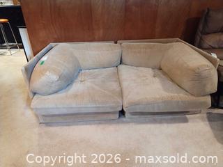 MaxSold Auction: Beige/Tan Microfiber 2-Seat Sofa D - Toronto (Ontario, Canada) Estate Sale Online Auction - Larkfield Drive