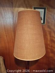 MaxSold Auction: Mid-Century Floor Lamp with Built-In Table, Wood & Fabric Shade C - Toronto (Ontario, Canada) Estate Sale Online Auction - Larkfield Drive