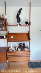 MaxSold Auction: Mid-Century Modern Teak Wall-Mounted Modular Shelving System C - Toronto (Ontario, Canada) Estate Sale Online Auction - Larkfield Drive