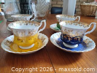 MaxSold Auction: Royal Albert Bone China Teacup & Saucer Set, Regal Floral B - Toronto (Ontario, Canada) Estate Sale Online Auction - Larkfield Drive