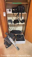 MaxSold Auction: Sony Digital8/Video8 Handycam & Canon AE-1, Lenses, Flash Unit, Tripod and More B - Toronto (Ontario, Canada) Estate Sale Online Auction - Larkfield Drive