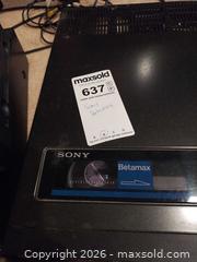 MaxSold Auction: Sony SL-HF500 Betamax VCR / Video Cassette Recorder B - Toronto (Ontario, Canada) Estate Sale Online Auction - Larkfield Drive