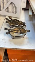 MaxSold Auction: Vintage 800 Silver Including Condiment Cellars with Sugar Tongs & Spoons B - Toronto (Ontario, Canada) Estate Sale Online Auction - Larkfield Drive