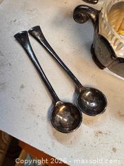 MaxSold Auction: Vintage 800 Silver Including Condiment Cellars with Sugar Tongs & Spoons B - Toronto (Ontario, Canada) Estate Sale Online Auction - Larkfield Drive