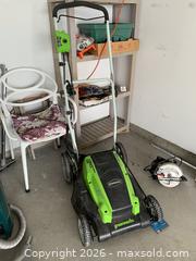 MaxSold Auction: Greenworks Electric Lawnmower - Belleville (Ontario, Canada) SELLER MANAGED Moving Online Auction - Covington Crescent