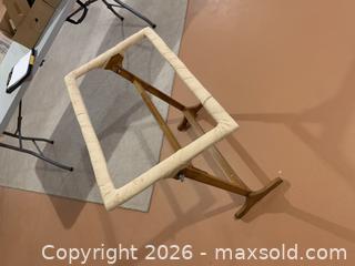 MaxSold Auction: Hand Made Rotating Stand for Rug Hooking - Belleville (Ontario, Canada) SELLER MANAGED Moving Online Auction - Covington Crescent