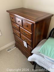 MaxSold Auction: High Boy 9 Drawer Wooden Dresser - Belleville (Ontario, Canada) SELLER MANAGED Moving Online Auction - Covington Crescent