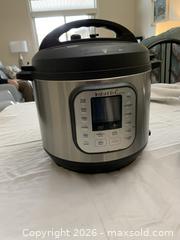 MaxSold Auction: Instant Pot Dou Nova - Stainless Steel/Black Slow Cooker, Rice Cooker, Air Fryer - Belleville (Ontario, Canada) SELLER MANAGED Moving Online Auction - Covington Crescent