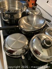 MaxSold Auction: Le Cook's-Ware Copper-Core/Tri-Ply Stainless Steel Cookware Set - Belleville (Ontario, Canada) SELLER MANAGED Moving Online Auction - Covington Crescent