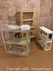 MaxSold Auction: Lot of Shelving Units, Clothing Rack & Bookshelf - Mixed Materials - Belleville (Ontario, Canada) SELLER MANAGED Moving Online Auction - Covington Crescent