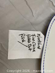 MaxSold Auction: Northland Fine China 16+ Piece White with Blue Polka Dot Set - Belleville (Ontario, Canada) SELLER MANAGED Moving Online Auction - Covington Crescent