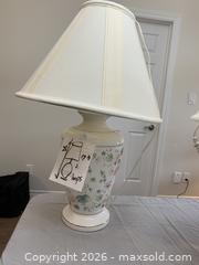 MaxSold Auction: Pair of Anthony's Art Design Ltd Ceramic & Metal Table Lamps - Belleville (Ontario, Canada) SELLER MANAGED Moving Online Auction - Covington Crescent