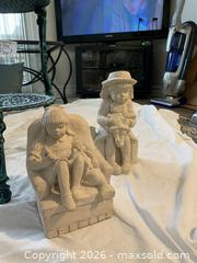 MaxSold Auction: Three-Tier Cast Iron Plant Stand with Garden Statues & Feeder - Belleville (Ontario, Canada) SELLER MANAGED Moving Online Auction - Covington Crescent