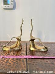 MaxSold Auction: Polished Brass Bookends Pair, Signed Maker - North Franklin Township (Pennsylvania, USA) SELLER MANAGED Estate Sale Online Auction - Hazelwood Drive