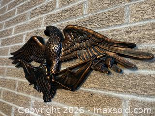 MaxSold Auction: Antique Bronze Resin Eagle Wall Plaque (Medium) - North Franklin Township (Pennsylvania, USA) PARTNER MANAGED Estate Sale Online Auction - Hazelwood Drive