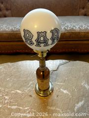 MaxSold Auction: Canadian Club Amber Bottle Table Lamp with 'BAR' Printed Globe - North Franklin Township (Pennsylvania, USA) PARTNER MANAGED Estate Sale Online Auction - Hazelwood Drive