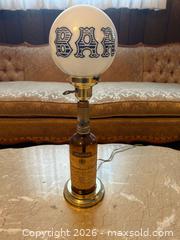 MaxSold Auction: Canadian Club Amber Bottle Table Lamp with 'BAR' Printed Globe - North Franklin Township (Pennsylvania, USA) PARTNER MANAGED Estate Sale Online Auction - Hazelwood Drive